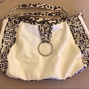 blue elegance studded handbags wholesale